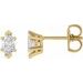 Marquise 6-Prong V-End Stud Earrings