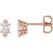 Marquise 6-Prong V-End Stud Earrings