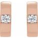 Accented Huggie Hoop Earrings