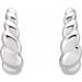 Rope Dome Hoop Earrings