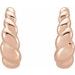 Rope Dome Hoop Earrings