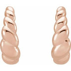 Rope Dome Hoop Earrings