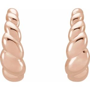 Rope Dome Hoop Earrings