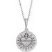 Sacred Heart Necklace or Pendant