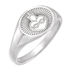 Sacred Heart Signet Ring