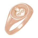 Sacred Heart Signet Ring