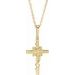 Floral Cross Necklace or Pendant