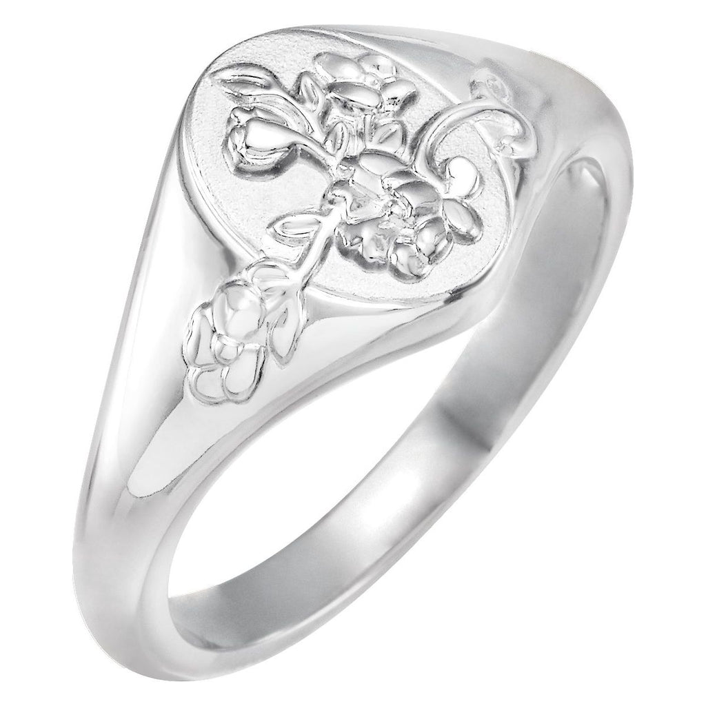 Floral Signet Ring