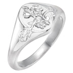 Floral Signet Ring