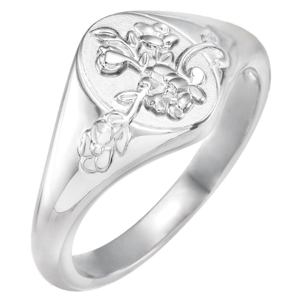 Floral Signet Ring