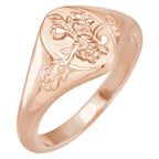 Floral Signet Ring