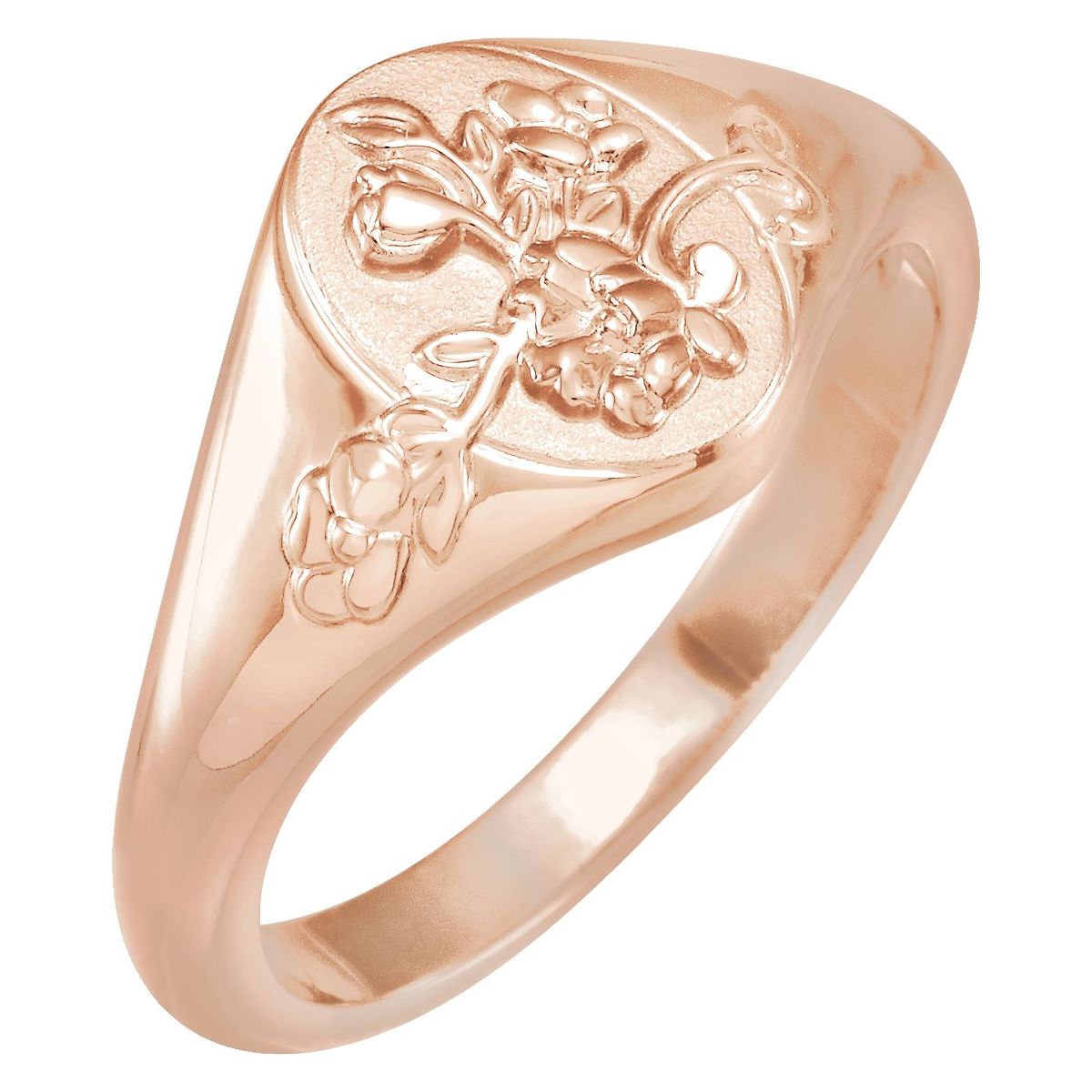 Floral Signet Ring