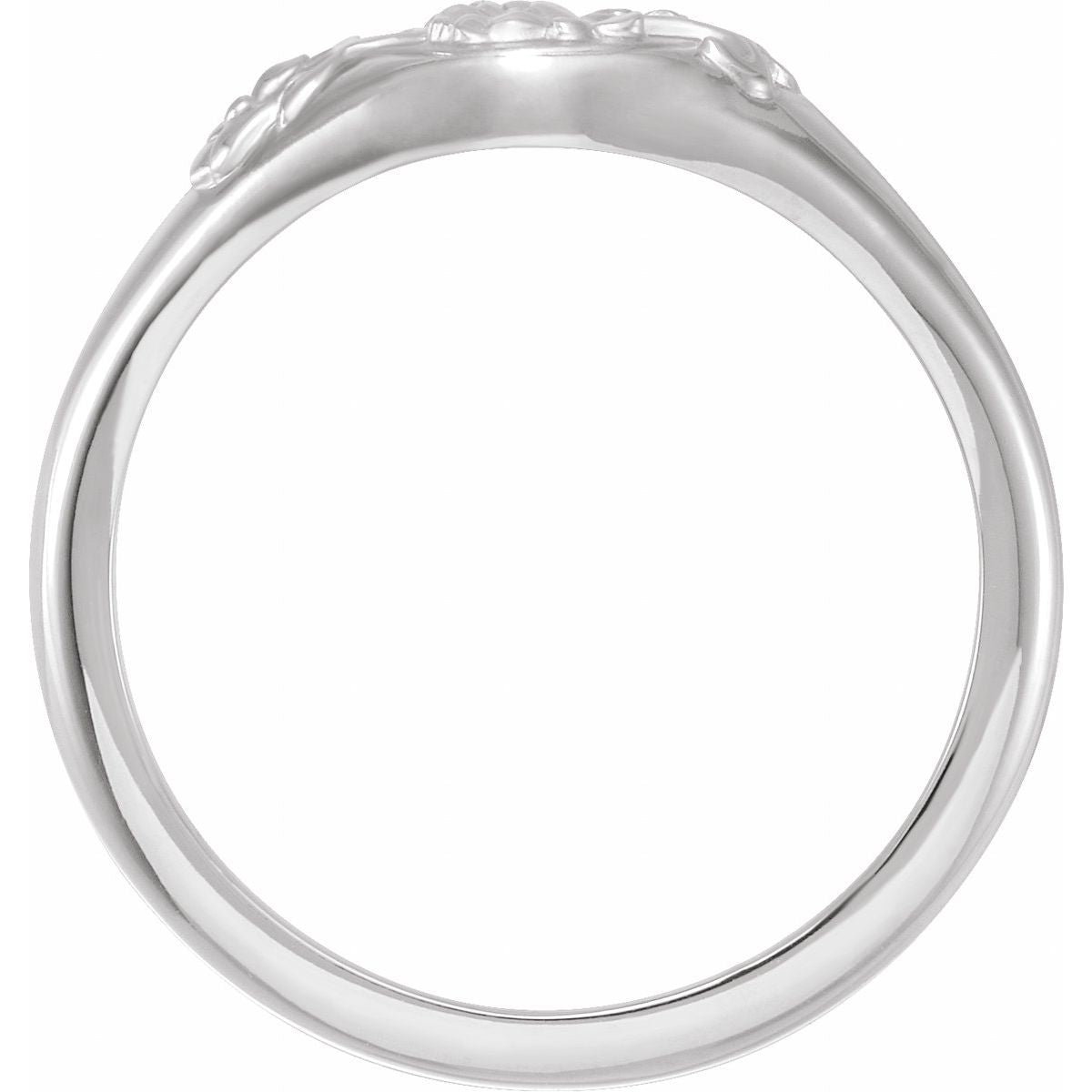 Floral Signet Ring
