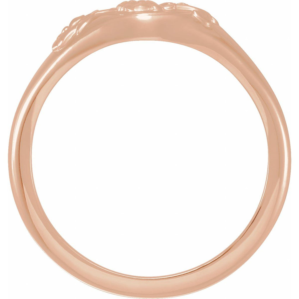 Floral Signet Ring
