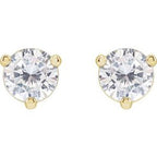 Round 3-Prong Stuller Moissanite™ Stud Earrings