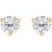 Round 3-Prong Stuller Moissanite™ Stud Earrings