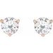 Round 3-Prong Stuller Moissanite™ Stud Earrings