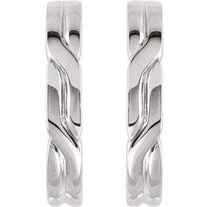 J-Hoop Earrings