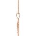 Floral Cross Necklace or Pendant