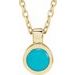 Bezel-Set Necklace or Pendant