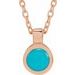 Bezel-Set Necklace or Pendant