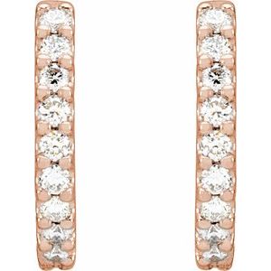 Accented Huggie Earrings