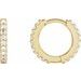 Accented Huggie Earrings