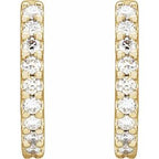 Accented Huggie Earrings