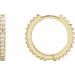 Accented Huggie Earrings