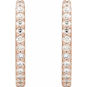Accented Huggie Earrings