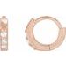 Accented Huggie Earrings