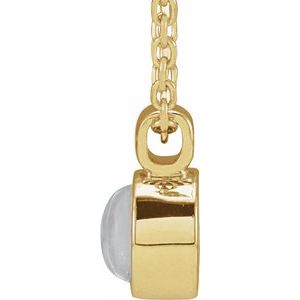 Bezel-Set Necklace or Pendant