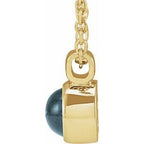 Bezel-Set Necklace or Pendant
