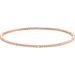 Accented Beaded Bangle Bracelet