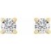 Round 4-Prong Stud Earrings