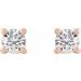 Round 4-Prong Stud Earrings