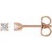 Round 4-Prong Stud Earrings