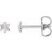 Round 6-Prong Rose-Cut Stud Earrings