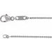 1 mm Diamond-Cut Box Chain
