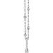 Tiny Solitaire Ring Necklace