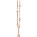 Tiny Solitaire Ring Necklace