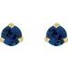 Round 3-Prong Claw Cocktail-Style Stud Earrings