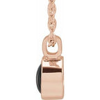 Bezel-Set Necklace or Pendant