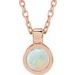 Bezel-Set Necklace or Pendant