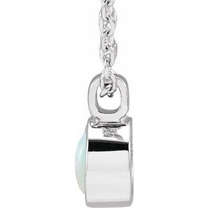 Bezel-Set Necklace or Pendant