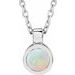 Bezel-Set Necklace or Pendant