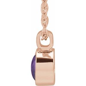 Bezel-Set Necklace or Pendant
