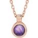Bezel-Set Necklace or Pendant