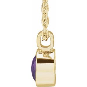 Bezel-Set Necklace or Pendant