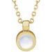 Bezel-Set Necklace or Pendant